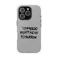 Magnetic Impact-Resistant Phone Case — “Yesterday Right Now Tomorrow” Graffiti Design