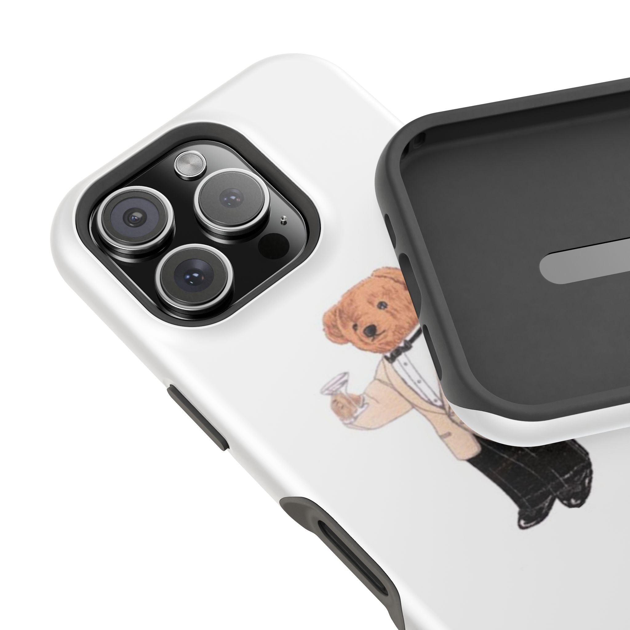 Classic Bear Phone Case — Magnetic Impact-Resistant iPhone Cover