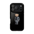 Bear in Suit Phone Case — Magnetic Impact‑Resistant Protective Cover