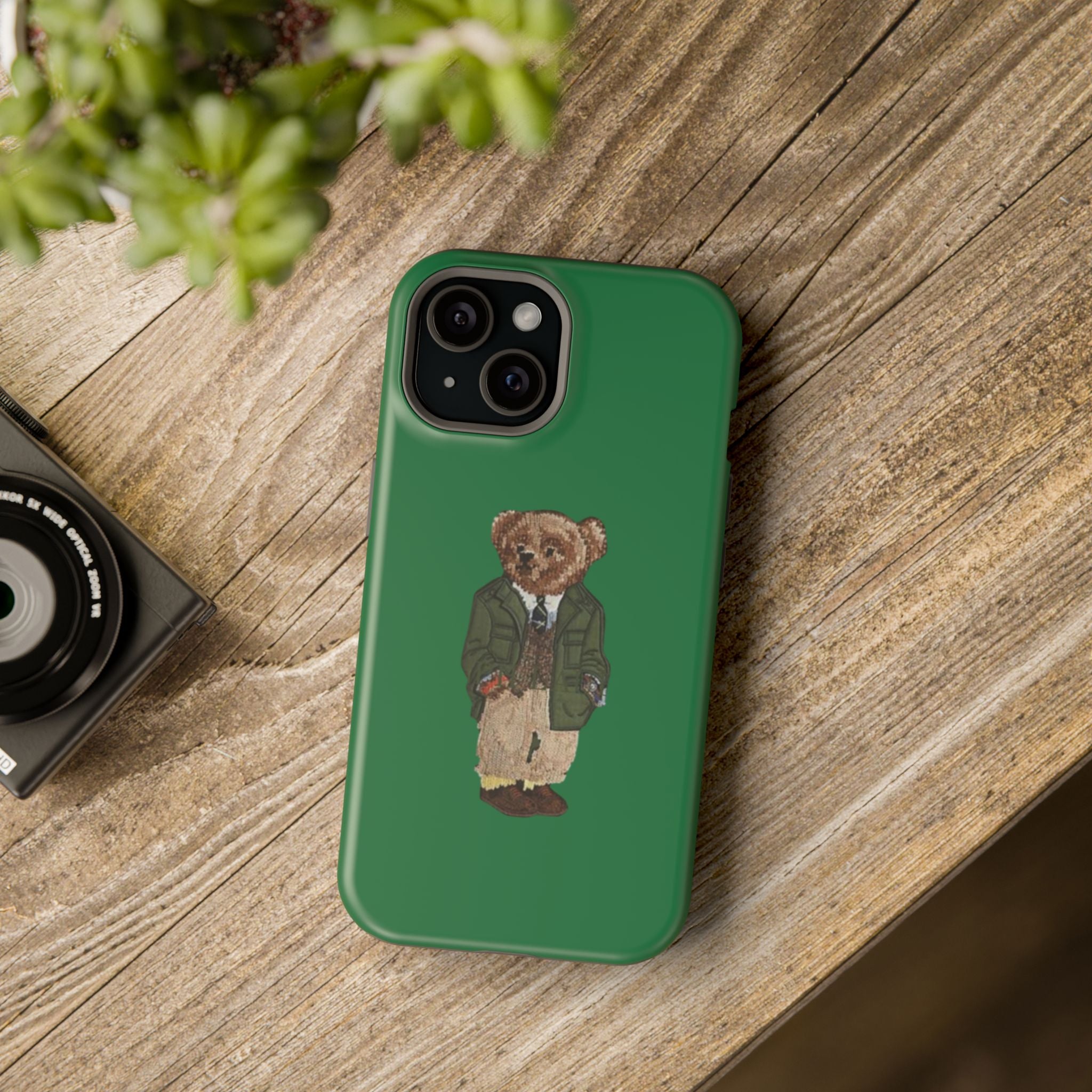 Dressed Bear Magnetic Impact-Resistant Phone Case