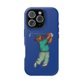 Golfer Bear Magnetic Phone Case - Impact-Resistant and Fun Design